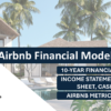 Airbnb Financial Model Excel Forecast, 10 Year Airbnb Revenue Projection Template, Airbnb Startup Financial Plan Spreadsheet, Vacation Rental Business Financial Model, Airbnb Investment Forecast Excel Download,