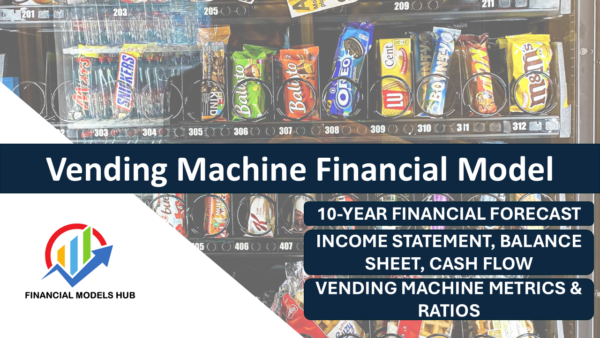 Vending Machines Financial Model (10 Year Financial Forecast)