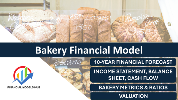 Bakery Financial Model -10 Year Financial Forecast