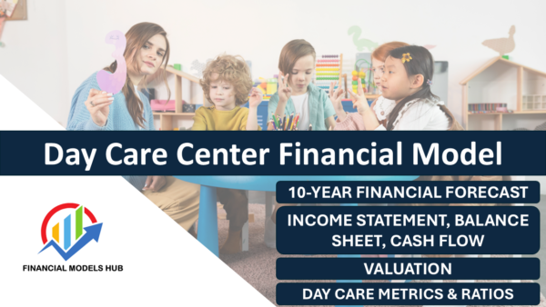 Day Care Center Financial Model (10 Year Financial Forecast)