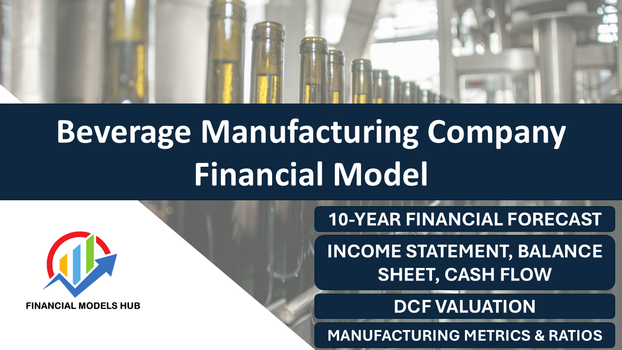 Beverage Manufacturing Company Financial Model