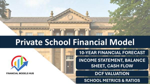 Private School Financial Model (10 Year Financial Forecast)